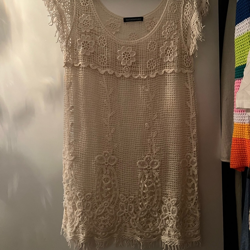 You Are Not Alone Swim-Cover-Up